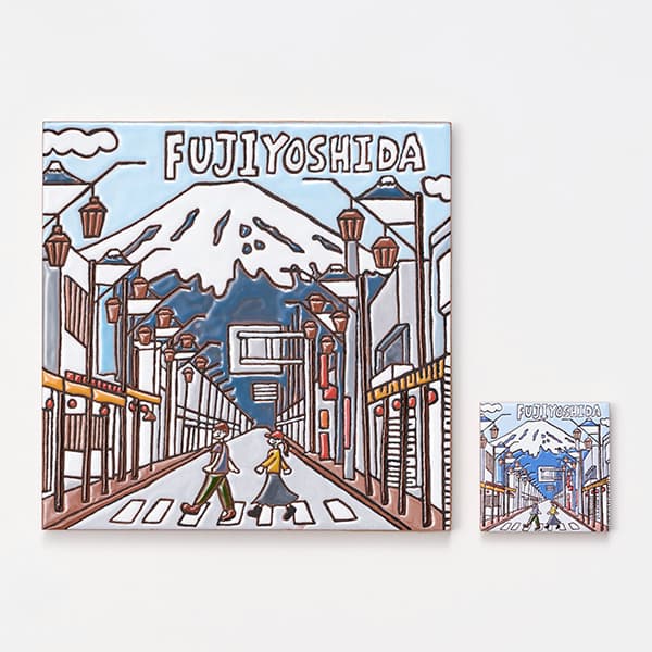 山梨　富士吉田の街　　　　