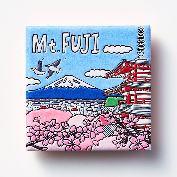 山梨　新倉山からの富士　　