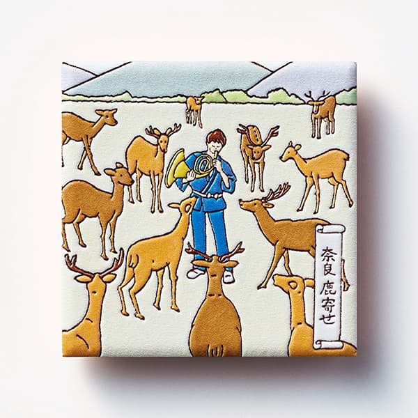 奈良　鹿寄せ　