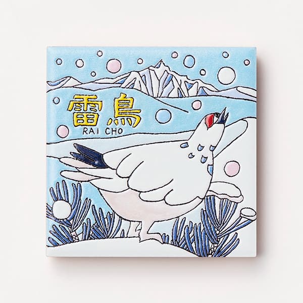 長野　雪山の雷鳥