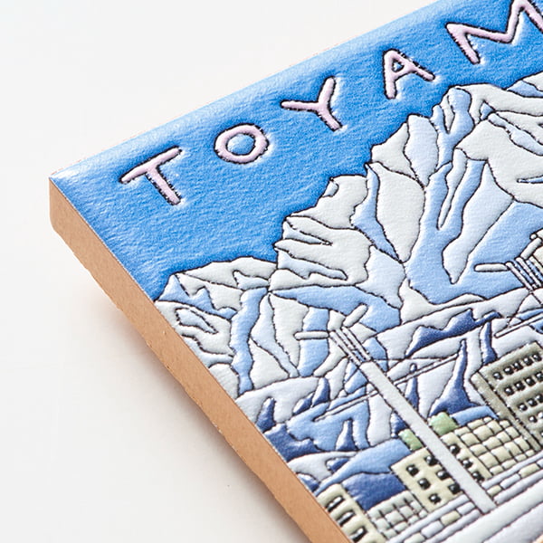 富山　立山連峰と市電