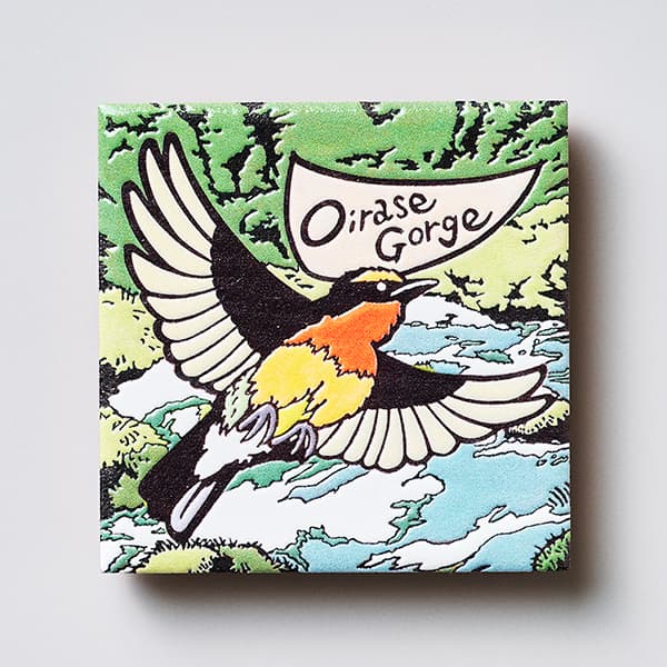 青森　奥入瀬渓流とキビタキ