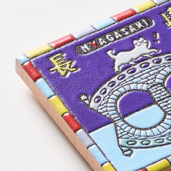 長崎　眼鏡橋と尾曲がり猫